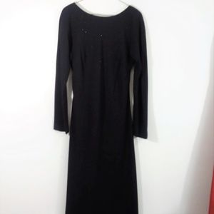 JONES NEW YORK LONG BLACK DRESS SIZE 10